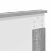 vidaXL Cadru de pat cu sertar Gri Sonoma 150 x 200 cm Lemn Ingineresc
