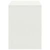 vidaXL Noptiere, 2 buc., alb, 35 x 30 x 40 cm, lemn masiv de pin