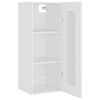 vidaXL Dulap de perete suspendat, alb, 34,5x34x90 cm