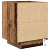 vidaXL Dulap de noapte 2 pcs Lemn vechi 45 x 40 x 55 cm Lemn compozit