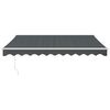 vidaXL Copertină retractabilă automată, antracit, 3x2,5 m