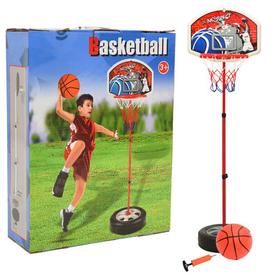 vidaXL Set de joc de baschet pentru copii, reglabil, 120 cm