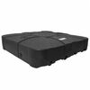 vidaXL Set bază pentru parasol cantilever 2 pcs Negru 88 x 88 x 19 cm