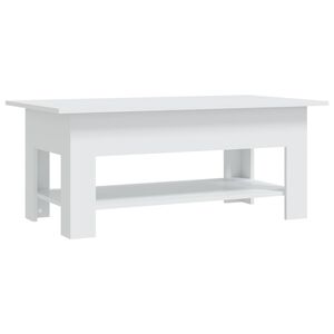 vidaXL Măsuță de cafea, alb, 102x55x42 cm, lemn prelucrat