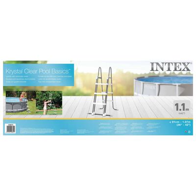 Intex Scară de siguranță pentru piscină cu 3 trepte, 91-107 cm