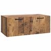 vidaXL Oglindă TV montată pe perete Lemn vechi 78,5 x 41 x 30 cm