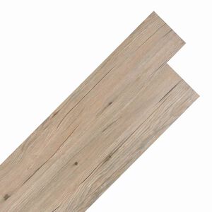 vidaXL Plăci de Pardoseală Stejar maro 5,02 m&sup2; 36 buc. PVC