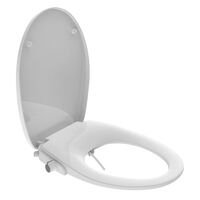 EISL Scaun de toaletă închidere silențioasă atașament pulverizator alb
