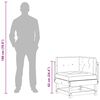 vidaXL Sofa de colț pentru grădină Lemn masiv de pin Maro Ceară
