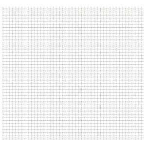 vidaXL Gard de sârmă sertizată, 50x50 cm, 11x11x2 mm, oțel inoxidabil