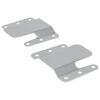 vidaXL Culoar de montare la nivel 2 Argintiu 75 x 66 x 1,4 mm Oțel