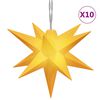 vidaXL Lumină de Crăciun 10 LED-uri galben 10 cm