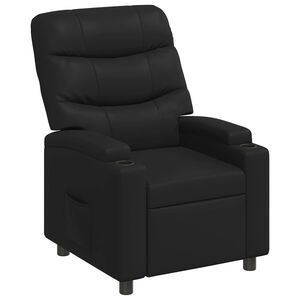 vidaXL Fotoliu recliner Negru 75 x 93 x 102 cm Țesătură