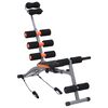 vidaXL Aparat pentru abdomene &icirc;n formă de L cu corzi elastice