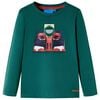 Tricou de copii cu mâneci lungi, verde, 128