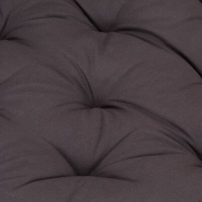 vidaXL Pernă podea canapea din paleți antracit 120 x 40 x 7 cm bumbac