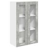 vidaXL Dulap suspendat Gri din beton 60 x 31 x 100 cm Lemn prelucrat
