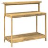 vidaXL Bancă de Ghivece pentru Exterior 111,5 x 48,5 x 107 cm Alb