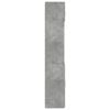 vidaXL Dulap de depozitare, gri beton, 70x42,5x225 cm, lemn prelucrat