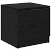 vidaXL Dulap de pat 2 pcs Stejar Negru 40 x 39 x 40cm Lemn compozit