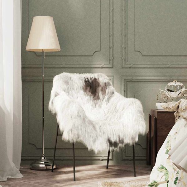 vidaXL Piele de oaie, culoare mixtă, (60-70)x(90-100) cm