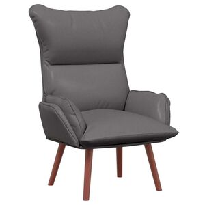 vidaXL fotoliu Gri 69 x 74 x 93 cm Piele artificiala