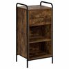 vidaXL Bufet Stejar fumuriu 97 x 33 x 81 cm Lemn prelucrat