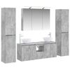 vidaXL Set de mobilier pentru baie 6 buc. Gri Beton