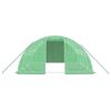 vidaXL Seră cu cadru din oțel, verde, 16 m², 4x4x2 m