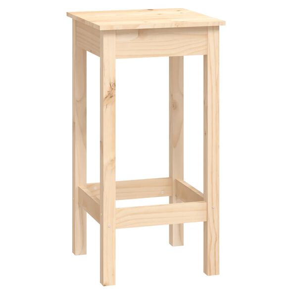 vidaXL Set mobilier de bar, 9 piese, lemn masiv de pin