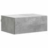 vidaXL Dulap de noapte suspendat Gri Beton 49 x 34,5 x 20 cm