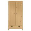 vidaXL Șifonier cu 2 uși Hill, 89x50x170 cm, lemn masiv de pin