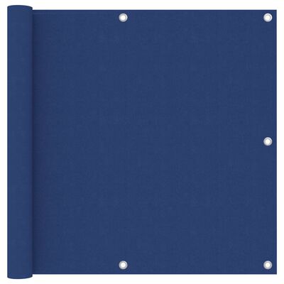 vidaXL Paravan de balcon, albastru, 90 x 500 cm, țesătură oxford
