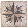 vidaXL Plăci mozaic cu model de v&acirc;nt Multicolour 120 x 120 cm Marmură