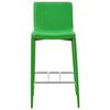 vidaXL Set de mobilier de bar, 3 piese, verde, piele ecologică