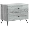 vidaXL Dulap de noapte Sonoma gri 62 x 34,5 x 47,5 cm Lemn prelucrat