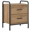 vidaXL Dulap de noapte Stejar Artizanal 40 x 30 x 50 cm Lemn prelucrat