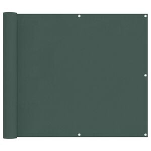 vidaXL Ecran de balcon Verde &icirc;nchis 100 x 800 cm Material Oxford