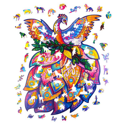 UNIDRAGON Puzzle Fairy Bird, king size, 297 piese, 30x39 cm, lemn