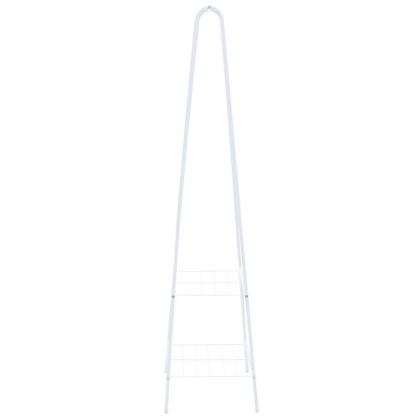 vidaXL Cuier de haine, 59 x 35 x 150 cm, alb