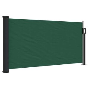 vidaXL Copertina laterală retractabilă, verde &icirc;nchis, 100x300 cm