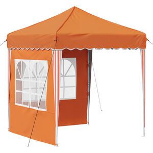 vidaXL Cort de Petrecere Pop-up Portocaliu 195 x 195 x 245 cm