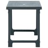 vidaXL Set mobilier de bistro pliabil, 3 piese, verde, plastic
