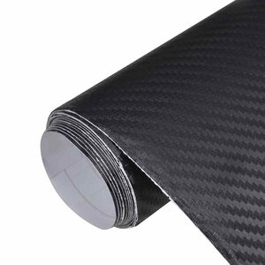 vidaXL Folie auto 3D, negru, 100x150 cm