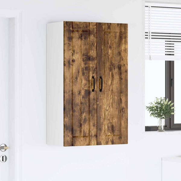 vidaXL Dulap de bucătărie Stejar fumuriu 60 x 31 x 100 cm