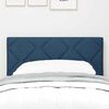 vidaXL Tăblie cap cu headboard albastru 80 cm Piele artificială