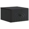 vidaXL Dulap de noapte suspendat cu sertar Negru 33 x 34,5 x 20 cm