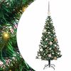 vidaXL Pom de Crăciun artificial pre-iluminat cu 150 LED Verde 120 cm