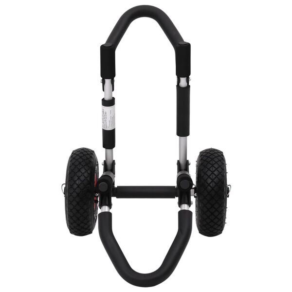 vidaXL Cărucior de SUP pentru placa de surf pliabil, 45 kg, aluminiu