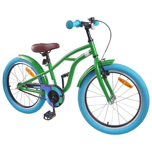 vidaXL Bicicletă pentru Copii 20 Inci pentru 6-11 ani Verde